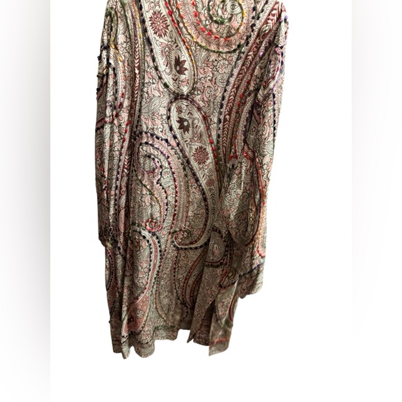 46. Raj Multicolor Paisley Kimono - Picture 2 of 6